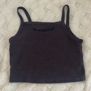 Cropped Angel tank